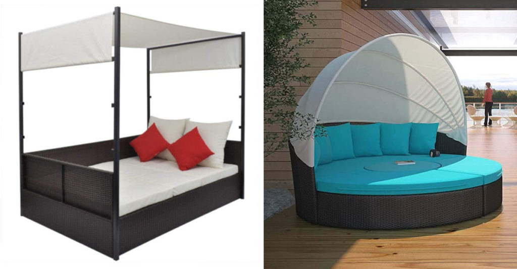 Modern Outdoor Daybeds with Canopy day bed