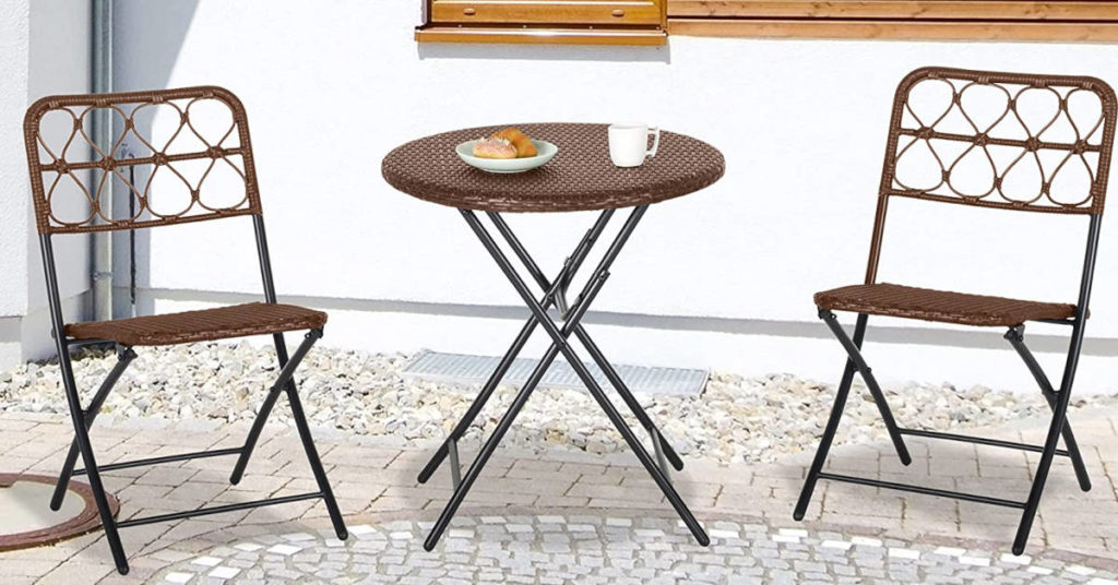 best Outdoor plastic bistro sets for patio featured