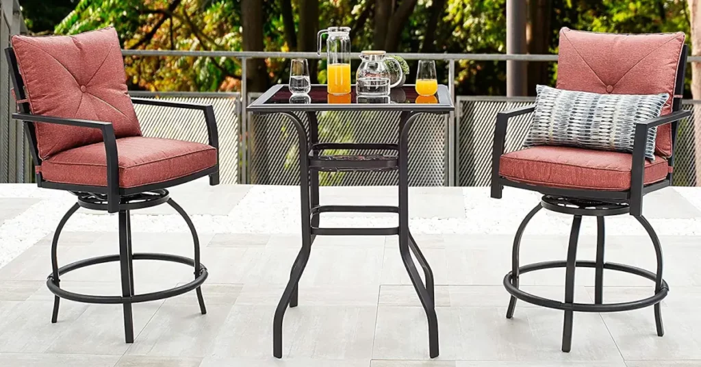 Outdoor Tall Bistro Sets patio tall bistro set featured
