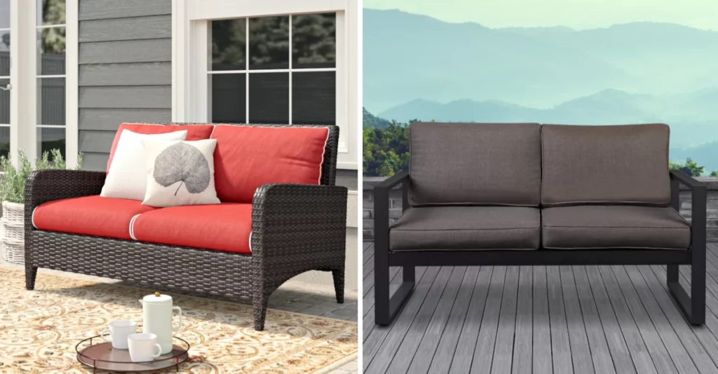 outdoor loveseats for patio featured