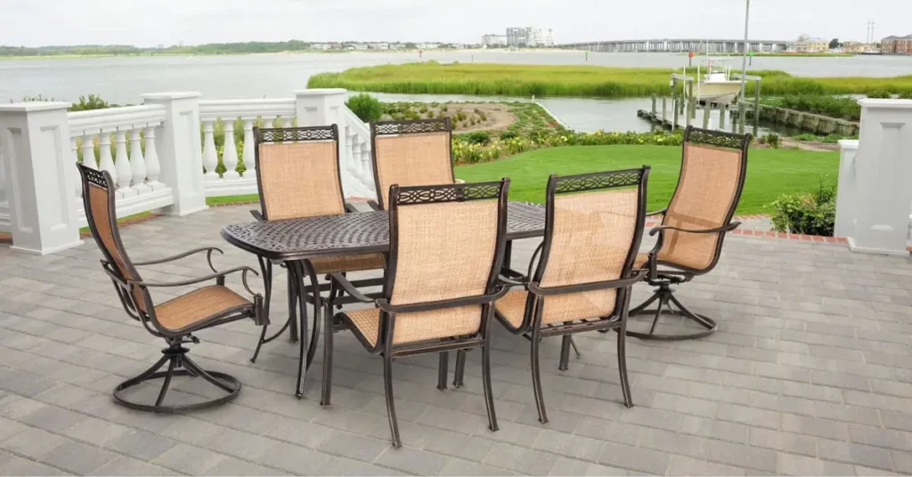Best Sling Outdoor Dining Sets for patio Sling Outdoor Dining Set featured