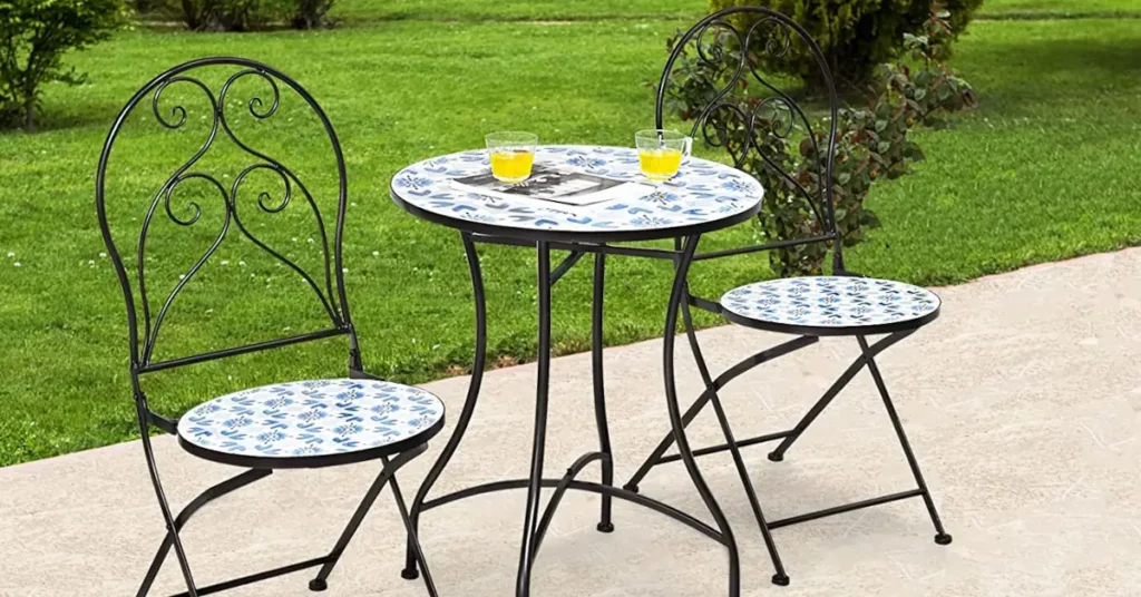 Outdoor Mosaic Bistro Sets Outdoor Mosaic Bistro Set for patio best featured