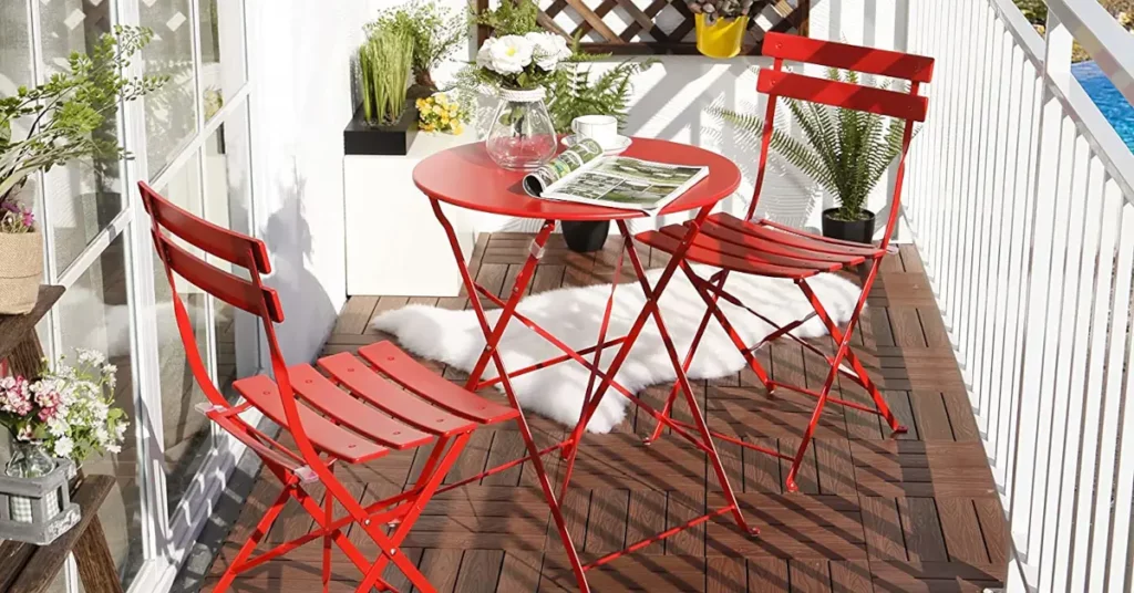 small bistro sets fot tiny patios balcony featured