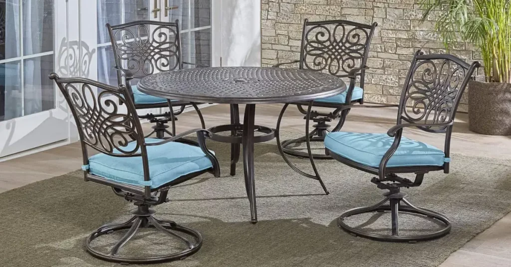 Best Cast Aluminum Outdoor Dining Sets patio set featured