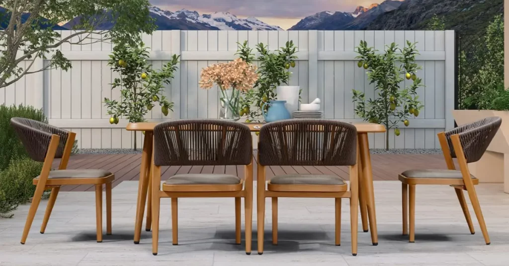 mid century modern outdoor dining sets for patio mid century modern outdoor dining set featured