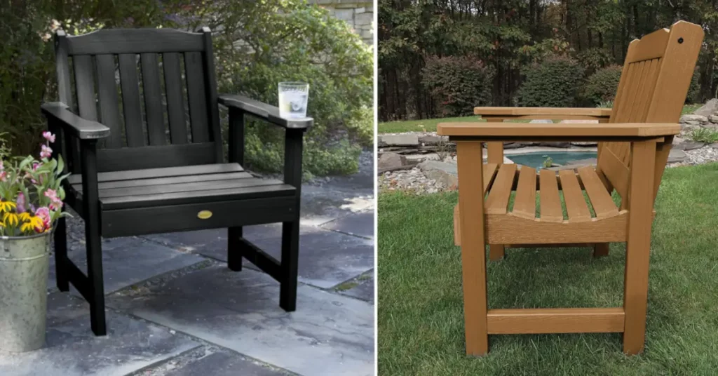 Outdoor Poly Lumber Bistro Dining Seat featured seats