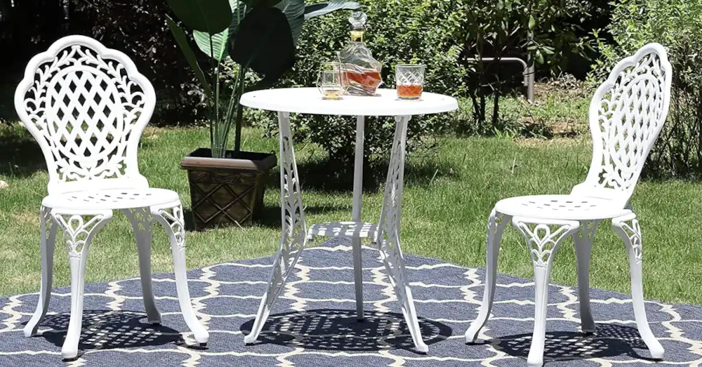Cost of Outdoor Bistro Sets - find the best deal on a patio bistro set