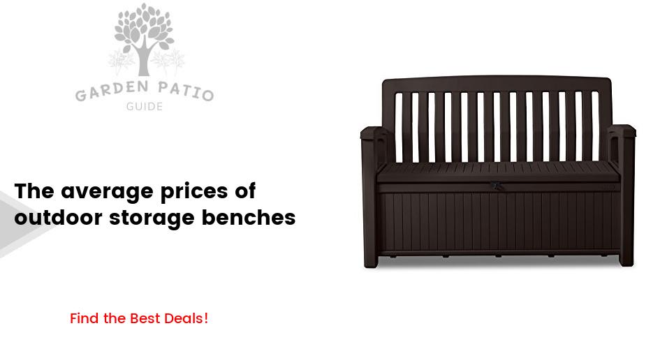Cost of outdoor storage benches