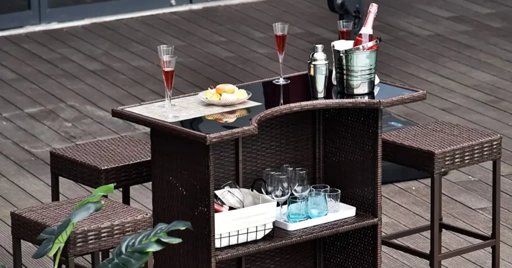 Cost of Wicker Outdoor Bar Sets - What You Need to Know