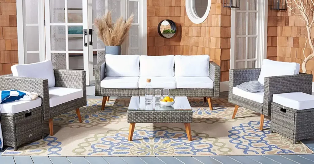 the Cost of a Coastal & Nautical Outdoor Conversation Set