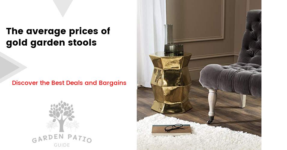 Cost of gold garden stools